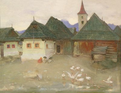 De nos fenêtres à Vazsecz, c.1905-09 - Adrian Scott Stokes